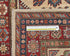 11 Feet Beige Kazak Afghan Hand Knotted Wool Runner Rug
